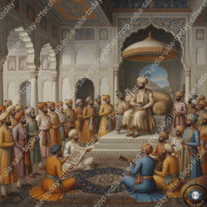 Mughal Empire First Battle of Panipat Victory Scene Digital Art Print $4000 \times 4000$ Lazer Sharp Landscape AI Generated Wall Art Digital Download Home Decor Printable india sale