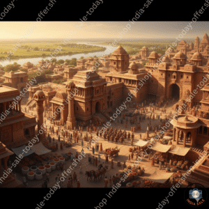 Vedic Period Ancient Rishi Recitation Sacred River Digital Art Print $4000 \times 4000$ Lazer Sharp Landscape AI Generated Wall Art Digital Download Home Decor Printable india sale