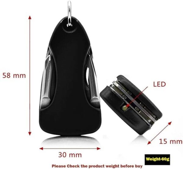 6-in-1 Compact Military Style Multi-Tool Key Chain with LED Torch - Image 3
