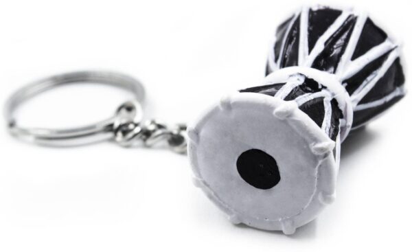 Dholak, Tabla, Damru | Rubber Keyrings, Ideal Gift! Key Chain - Image 2